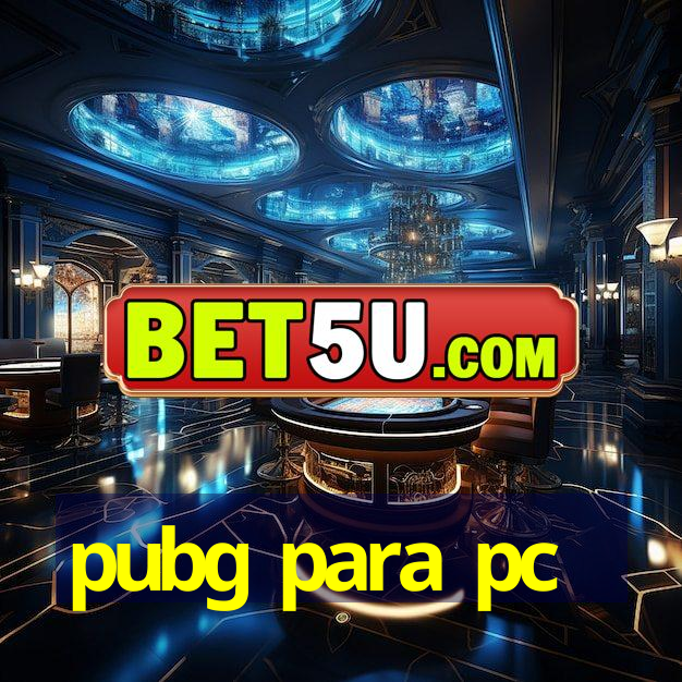 pubg para pc